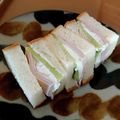 チコリママ's cooksnap of when they made ハムとカッテージチーズのサンドイッチ.