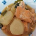ちづミニー's cooksnap of when they made シャケ大根！北海道だもの(´▽｀;).