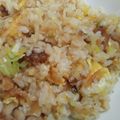 クック6DDPP8☆'s cooksnap of when they made 残った唐揚げで簡単チャーハン♪.