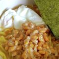 sei460407's cooksnap of when they made インスタントラーメン納豆とともに。.