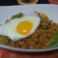 LINO★'s cooksnap of when they made ☆納豆キムチチャーハン☆.