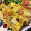 わか★'s cooksnap of when they made フライドポテトでリメイクオムレツ.