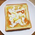 ＊なぁ＊'s cooksnap of when they made ピーナツクリーム☆メープルミルクトースト.