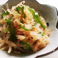 ちゃこ38914's cooksnap of when they made 簡単☆もやしとピーマンのナムル.