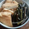 ひっこ's cooksnap of when they made 春の味！わらびと油揚げの煮物.