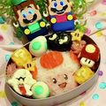 なつき☆ミ's cooksnap of when they made キャラ弁♪スーパーマリオの…キラー♪.