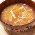 わたさな2016's cooksnap of when they made えのき 油揚げ ねぎの味噌汁^^.