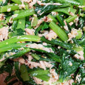ぽちゃすけ's cooksnap of when they made 瞬間おかず★小松菜とツナ缶のつなつな炒め.