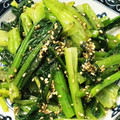 やえまりも's cooksnap of when they made 《簡単♪ 小鉢》小松菜の海苔佃煮和え.