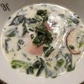 yuzuyu's cooksnap of when they made 牛乳大量消費！ほうれん草のミルクスープ.