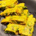 TeaChan214's cooksnap of when they made 白ネギの青い部分で・モチモチねぎ焼き.