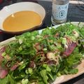 じゃんじゃん作りたい's cooksnap of when they made 熱々ごま油香る！春菊とカツオたたきサラダ.