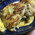 kuni29's cooksnap of when they made 牡蠣としめじの卵とじ焼き♪.