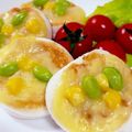 よしよしのキッチン☆'s cooksnap of when they made お弁当に彩りを　はんぺんチーズ焼き.