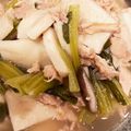 パッシーユ's cooksnap of when they made 小松菜大量消費＊高野豆腐とツナの煮物.
