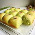 チャコりんりん's cooksnap of when they made HB★お抹茶桜ちぎりあんぱん.