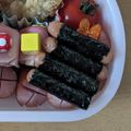ラリー＆サラ's cooksnap of when they made 子供喜ぶ♡お弁当にポークビッツのり巻き♡.