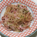 オリオバナ's cooksnap of when they made ハムときゅうりの春雨炒め.