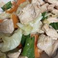 snow012's cooksnap of when they made 春キャベツと鶏肉のオイスターソース炒め.