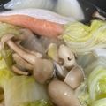 筋肉に食事's cooksnap of when they made シャケのはらすのあったか鍋風スープ.