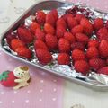 みかかめ's cooksnap of when they made アルミホイルで新鮮長持ち♪ 苺の保存☆✨.
