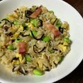 ☆さぶ☆☆'s cooksnap of when they made ＊和風！枝豆塩昆布しらす炒飯＊.