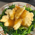 ♡マッキークッキング's cooksnap of when they made 鶏天とほうれん草の・おろしあんかけ.