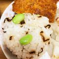 ☆こうへいママ☆'s cooksnap of when they made おにぎり朝食☆枝豆と塩昆布のおにぎり.