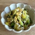 mikko6's cooksnap of when they made ネギとワカメの卵炒め☆減塩☆.