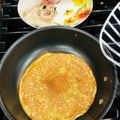 あいもん料理部's cooksnap of when they made 卵なし！牛乳なし！ふわふわのホットケーキ.