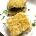 ♡マッキークッキング's cooksnap of when they made 【ヤンニョム納豆で】うどんバーガー.