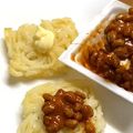 ♡マッキークッキング's cooksnap of when they made 【ヤンニョム納豆で】うどんバーガー.