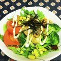 龍青空ママ's cooksnap of when they made 甘辛☘️焼きOR揚げもちサラダ.