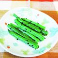 龍青空ママ's cooksnap of when they made お弁当箱のすき間に☆いんげんのごま塩和え.