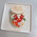 ＊なみへい＊'s cooksnap of when they made チーズキャベ半熟卵イングリッシュマフィン.