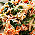 ばらおとゴマコ's cooksnap of when they made ＊ほうれん草とカニカマのゴマ和え＊.