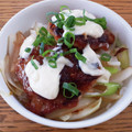 ポニーリボン's cooksnap of when they made オッサンの竜田揚げ風マヨガリ豚丼.