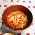 もふもふクロさん's cooksnap of when they made 野菜たっぷり卵入り☆トマトのスープ.
