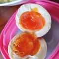 kzr孤鳩's cooksnap of when they made めんつゆだけで！煮卵風★味付け卵.