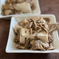 まっちぃなー's cooksnap of when they made ベーコン舞茸ガーリックのトッピング温豆腐.