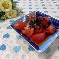 toraちゃん♪'s cooksnap of when they made さっぱり和え物♡トマト×のり.