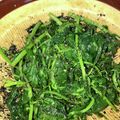 アロエもりもり's cooksnap of when they made あずき菜の胡麻和え.