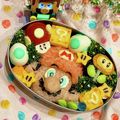 なつき☆ミ's cooksnap of when they made スーパーマリオ☆アクセス5万超★キャラ弁.