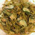 クック8GEQ0U☆'s cooksnap of when they made 茎わかめと胡瓜とじゃこの酢の物☆.