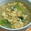 はやずみ's cooksnap of when they made 優しい♡レタス&卵のチーズinスープ♡.