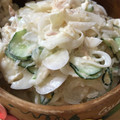 ∞らら∞'s cooksnap of when they made 新玉ねぎときゅうりとツナの卵マヨサラダ.