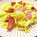 かなりんココりん's cooksnap of when they made 簡単＊キャベツと魚肉ソーセージの塩炒め＊.