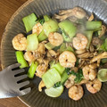 punipuni_pad's cooksnap of when they made 簡単！青梗菜と海老と舞茸の中華風炒め.