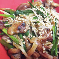 ブランシュkuu's cooksnap of when they made 砂ずりとニラもやしのオイスター炒め.