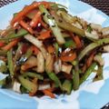 ひっこ's cooksnap of when they made 【山うどレシピ・皮】山うど＆竹輪きんぴら.
